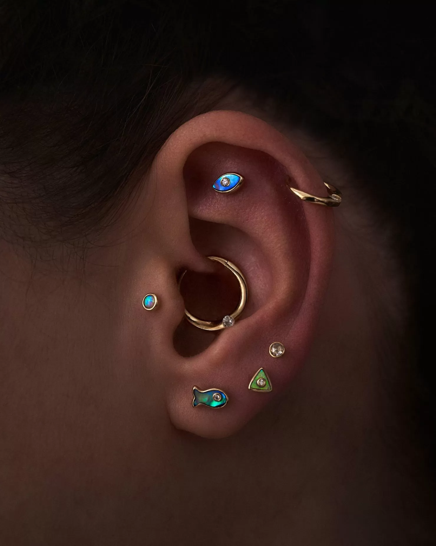 Pamela Love 11Mm Floating Stone Clicker | Women Piercing Jewelry
