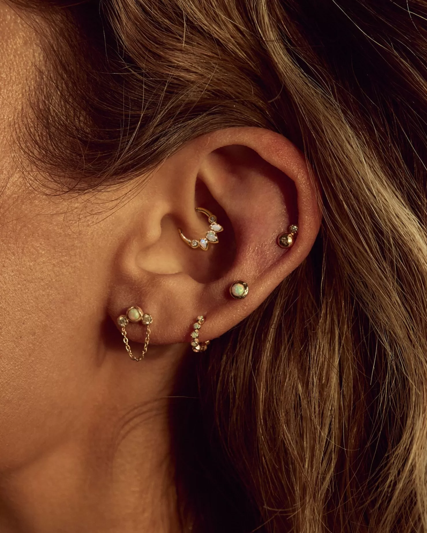 Pamela Love 6Mm Cluster Clicker | Women Earrings