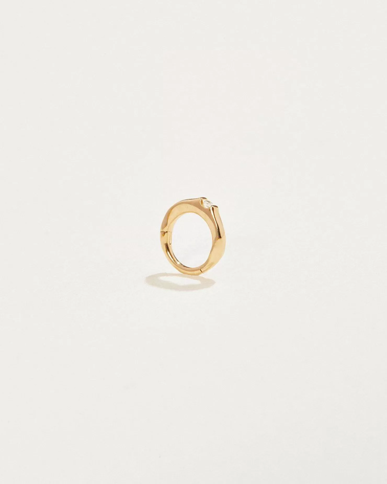 Pamela Love 6Mm Floating Stone Huggie | Women Piercing Jewelry