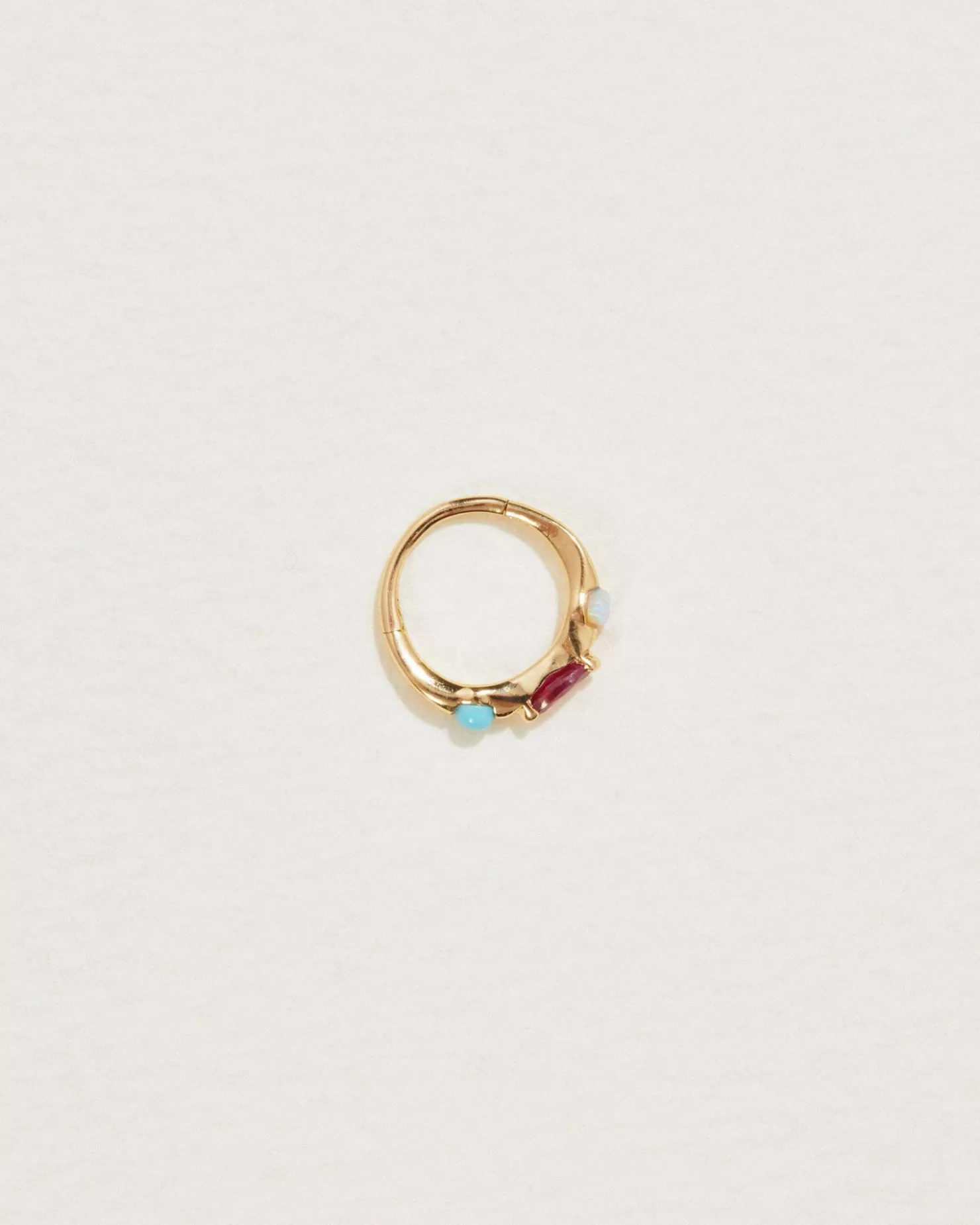 Pamela Love 8Mm Multi Stone Huggie | Women Piercing Jewelry