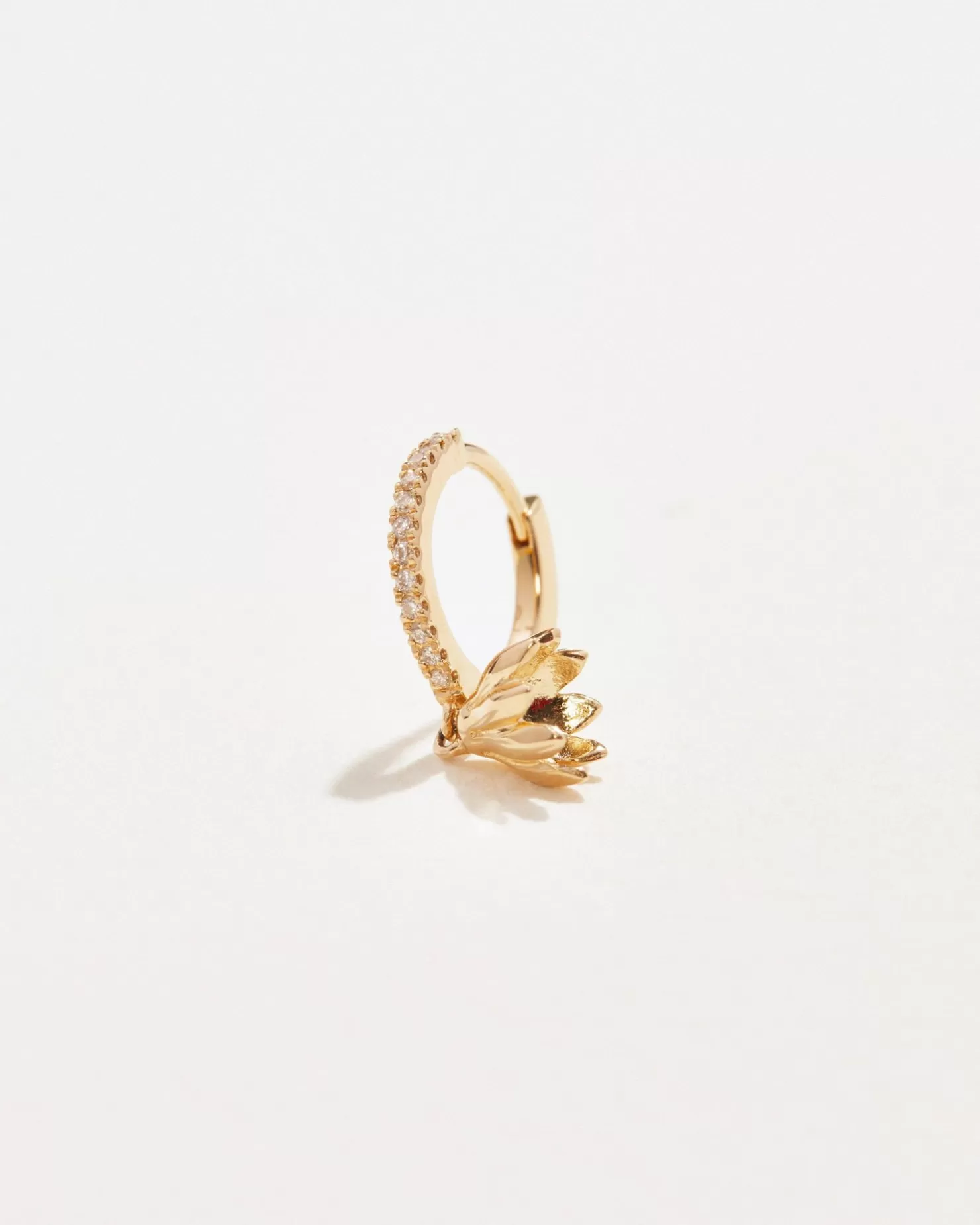 Pamela Love Anemone Pave Huggie | Women Earrings