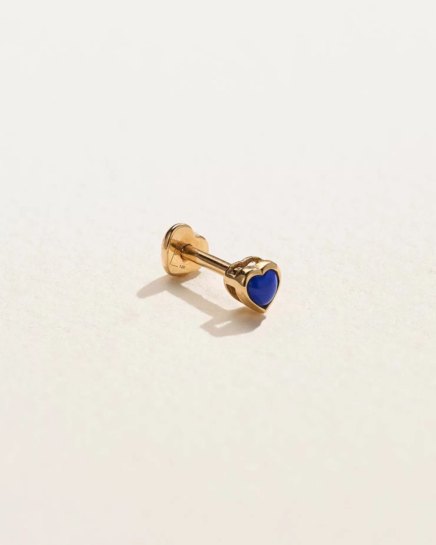 Pamela Love Bezel Heart Stud | Women Piercing Jewelry