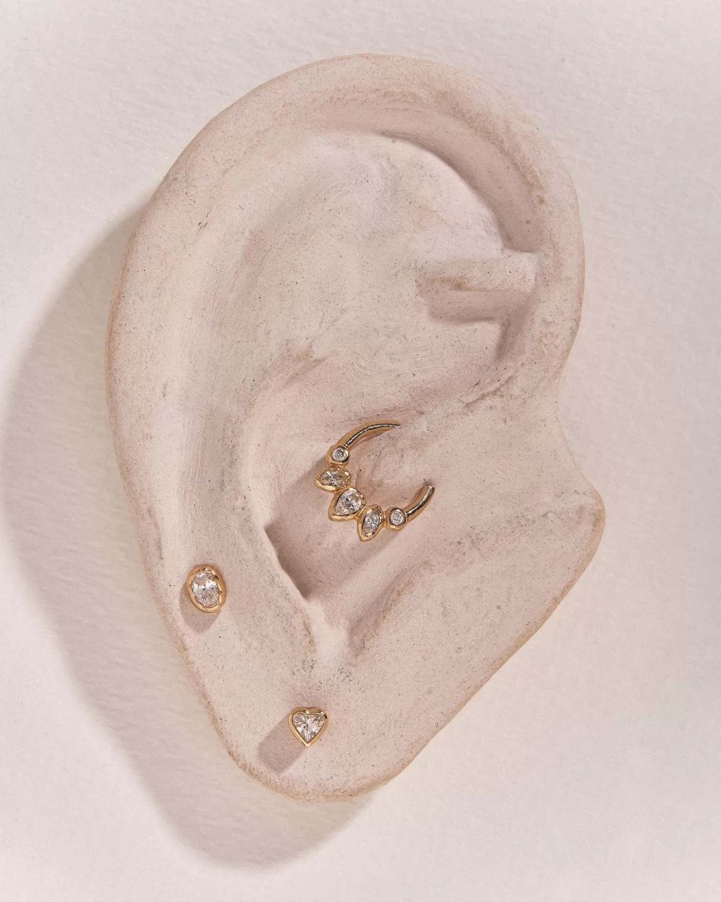 Pamela Love Bezel Heart Stud | Women Earrings