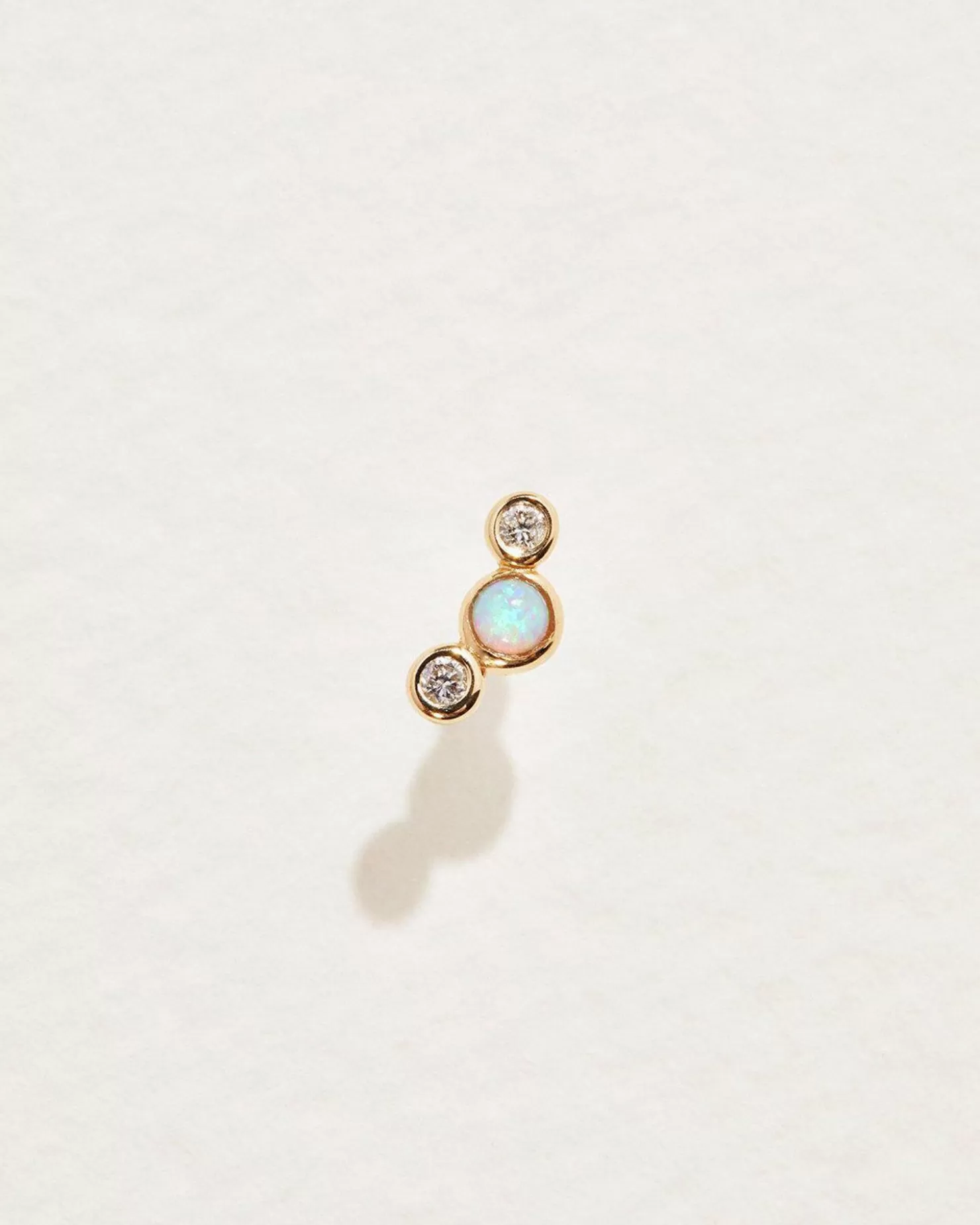 Pamela Love Bezel Set Crescent Stud | Women Earrings