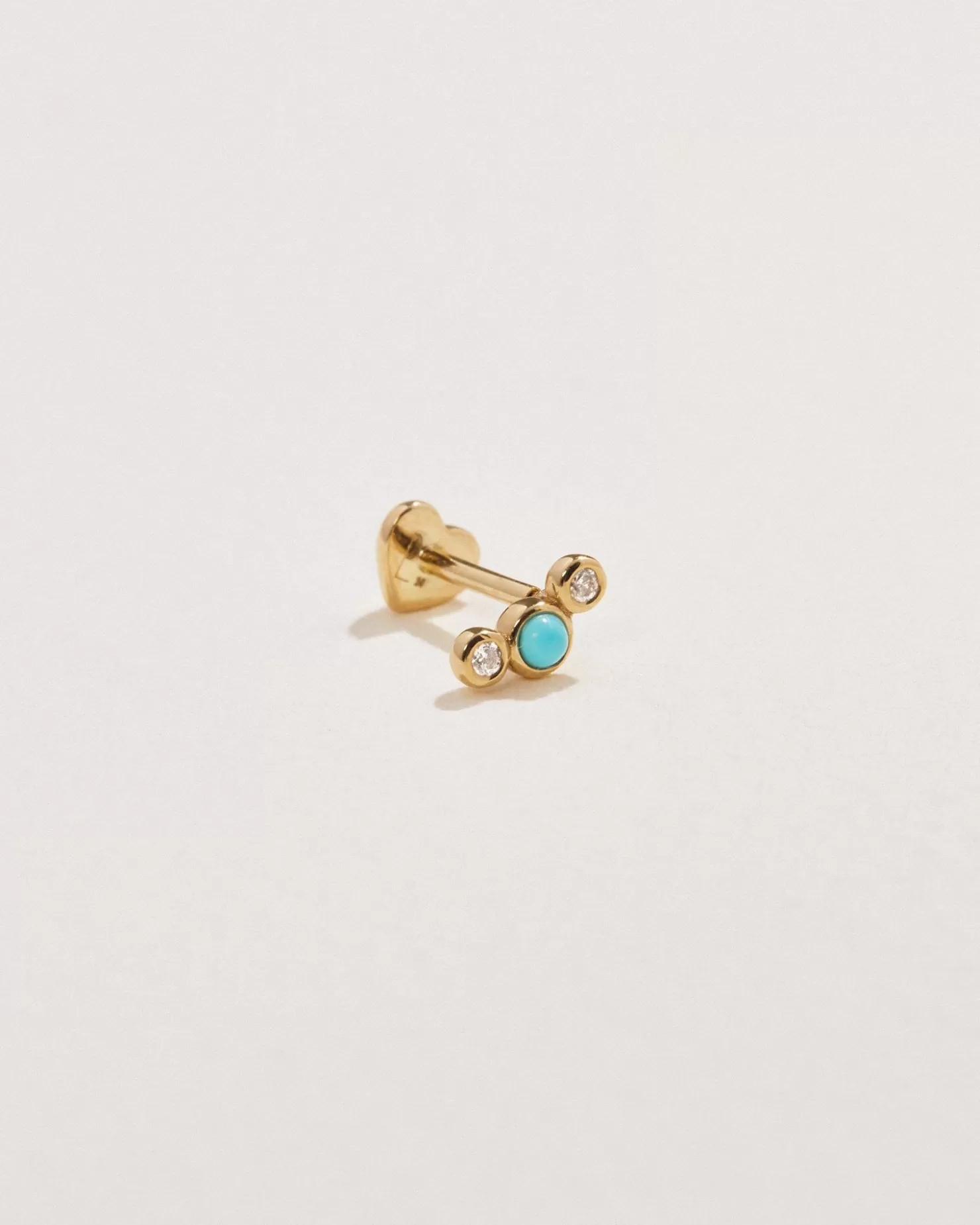 Pamela Love Bezel Set Crescent Stud | Women Piercing Jewelry