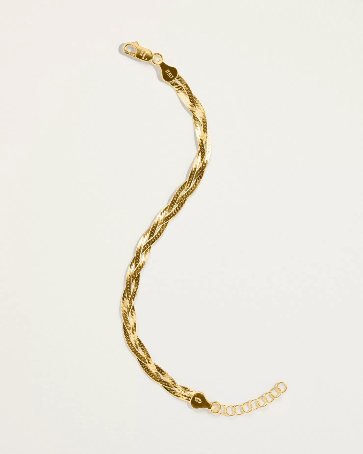 Pamela Love Braided Herringbone Thin Chain Bracelet | Women Bracelets