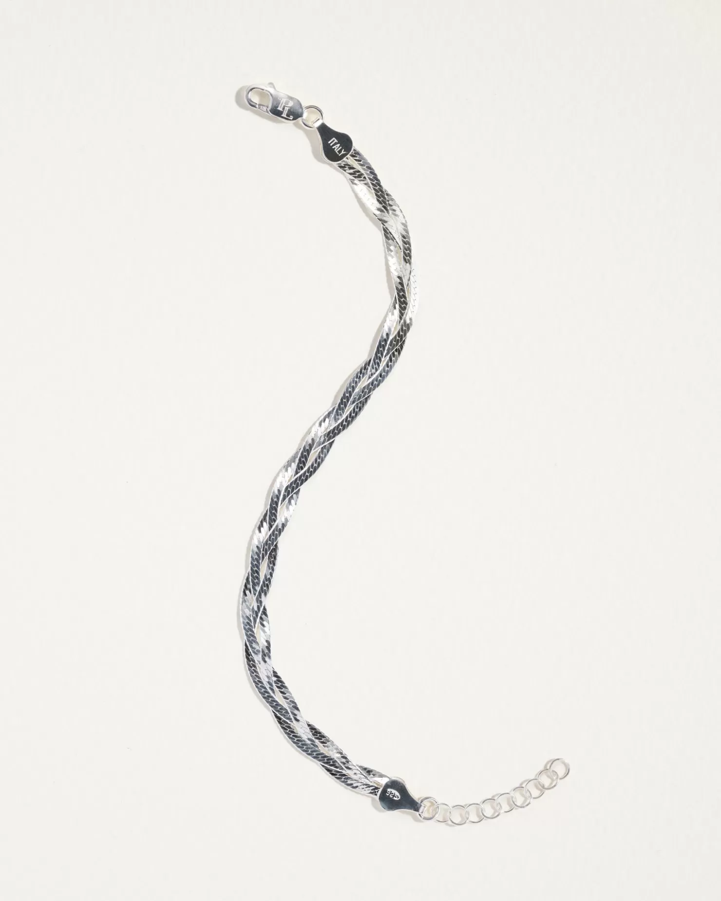 Pamela Love Braided Herringbone Thin Chain Bracelet | Women Bracelets