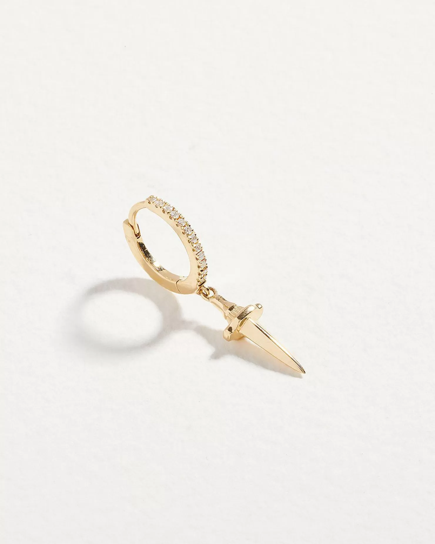 Pamela Love Dagger Pave Huggie | Women Piercing Jewelry