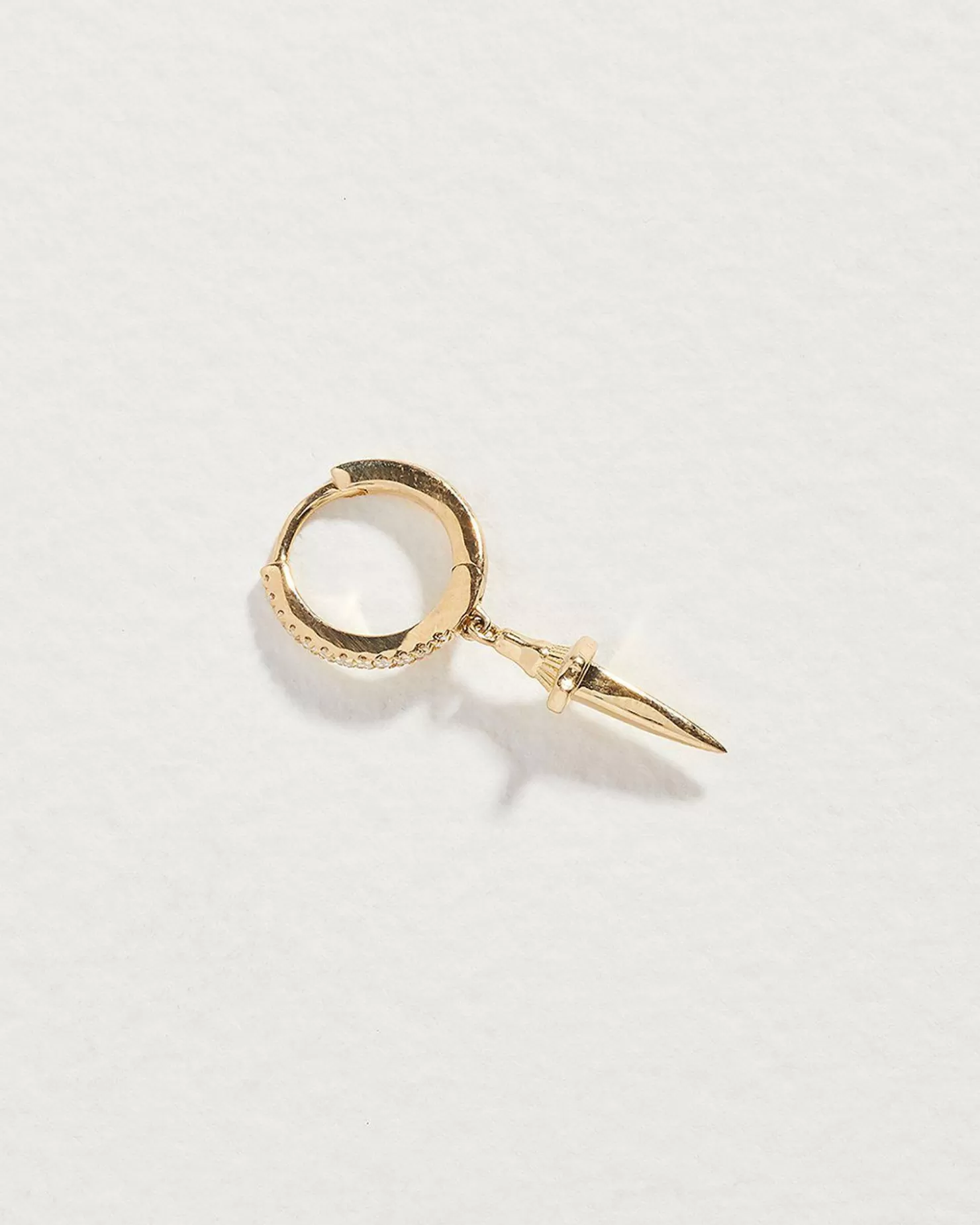 Pamela Love Dagger Pave Huggie | Women Piercing Jewelry