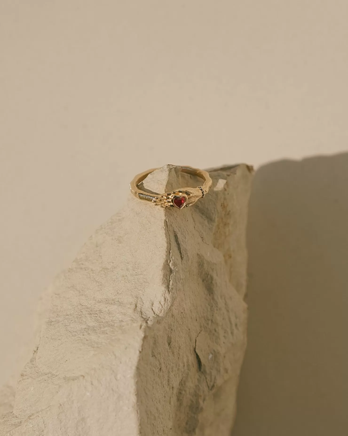Pamela Love Heart In Hand Ring | Women Rings