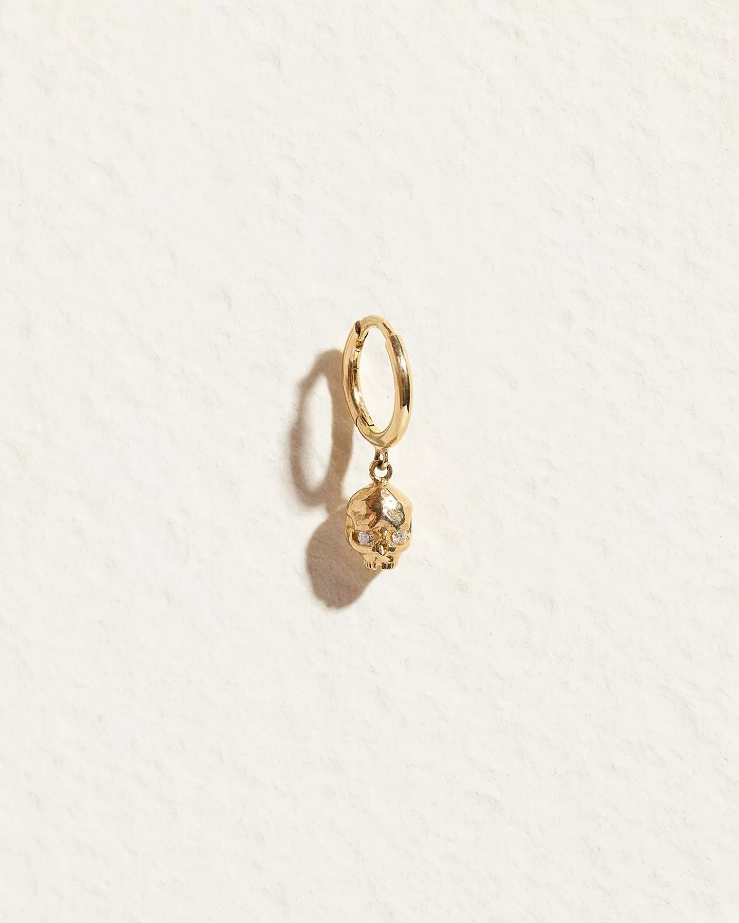 Pamela Love Memento Mori Huggie | Women Earrings