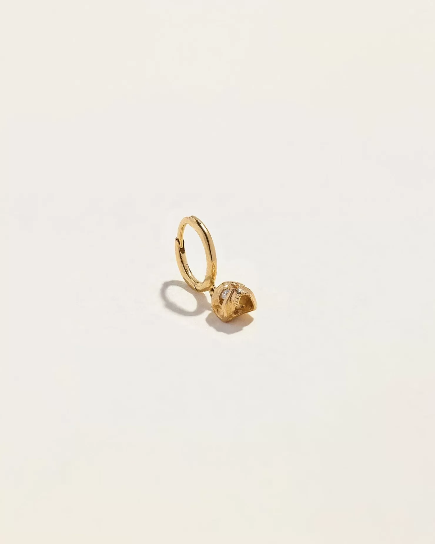 Pamela Love Memento Mori Huggie | Women Piercing Jewelry