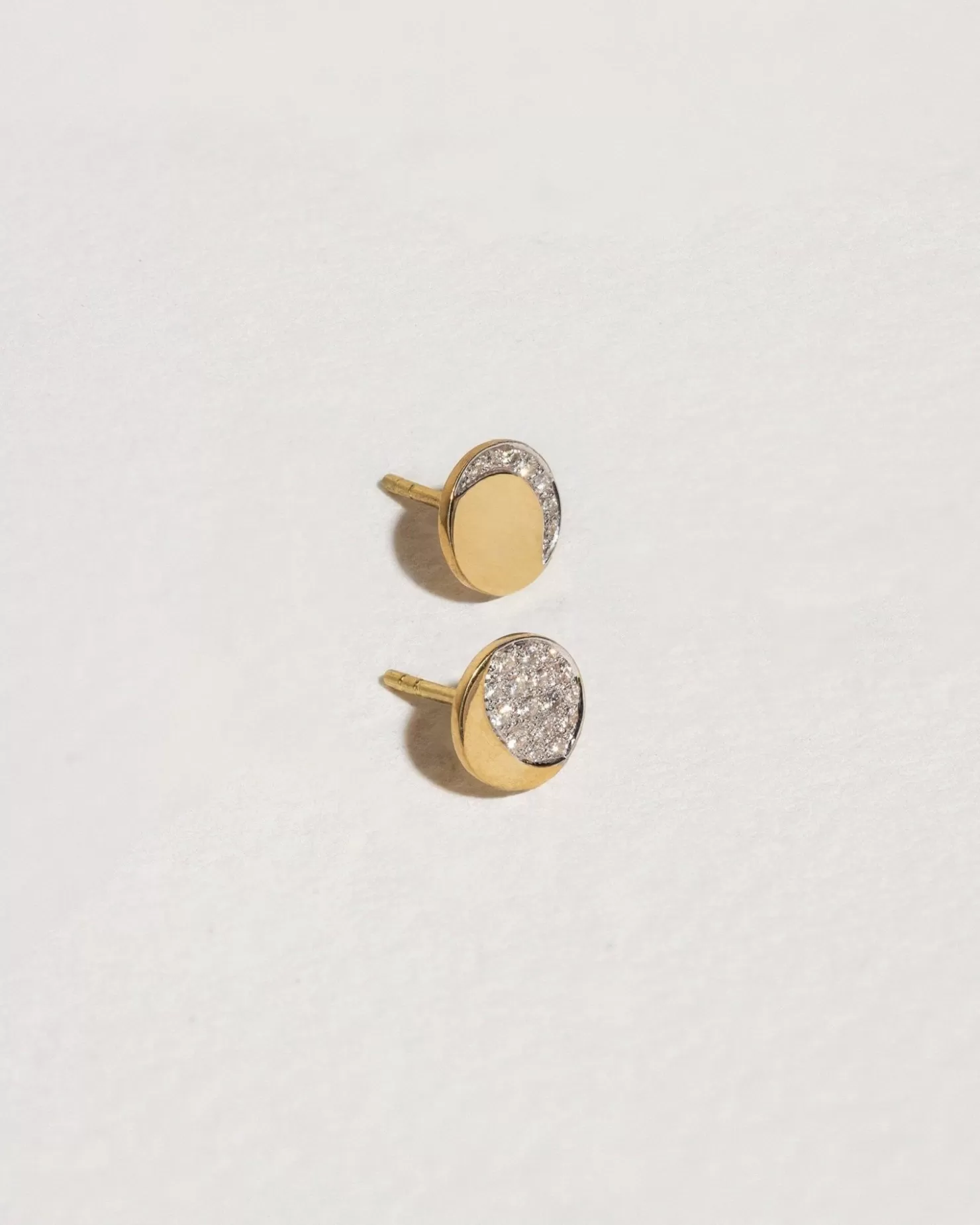 Pamela Love Mismatched Moon Phase Studs | Women Earrings