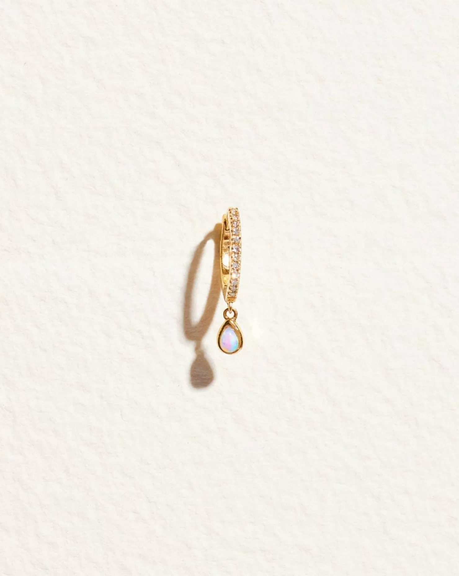 Pamela Love Raindrop Pave Huggie | Women Earrings