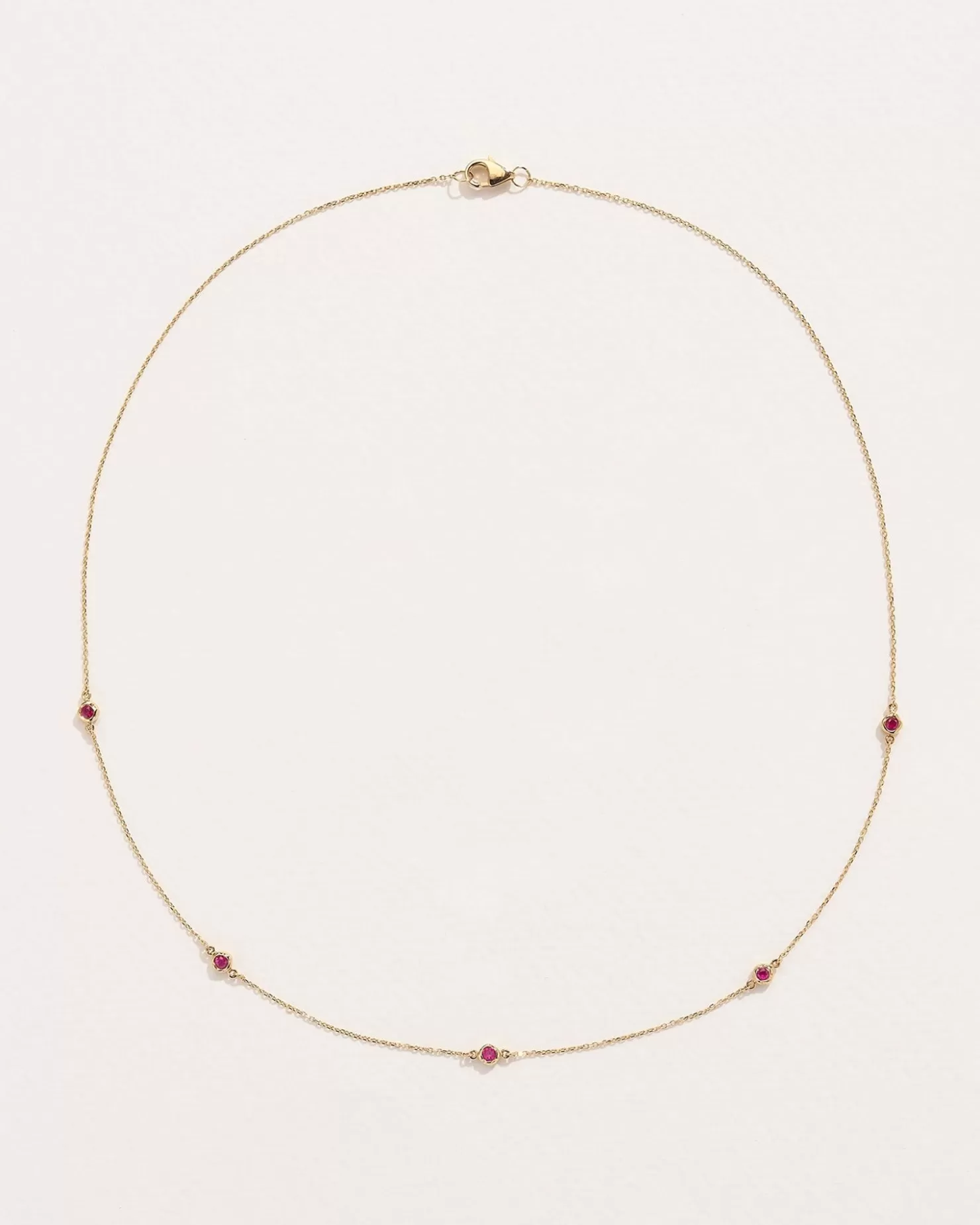 Pamela Love Ruby Station Necklace | Women Necklaces