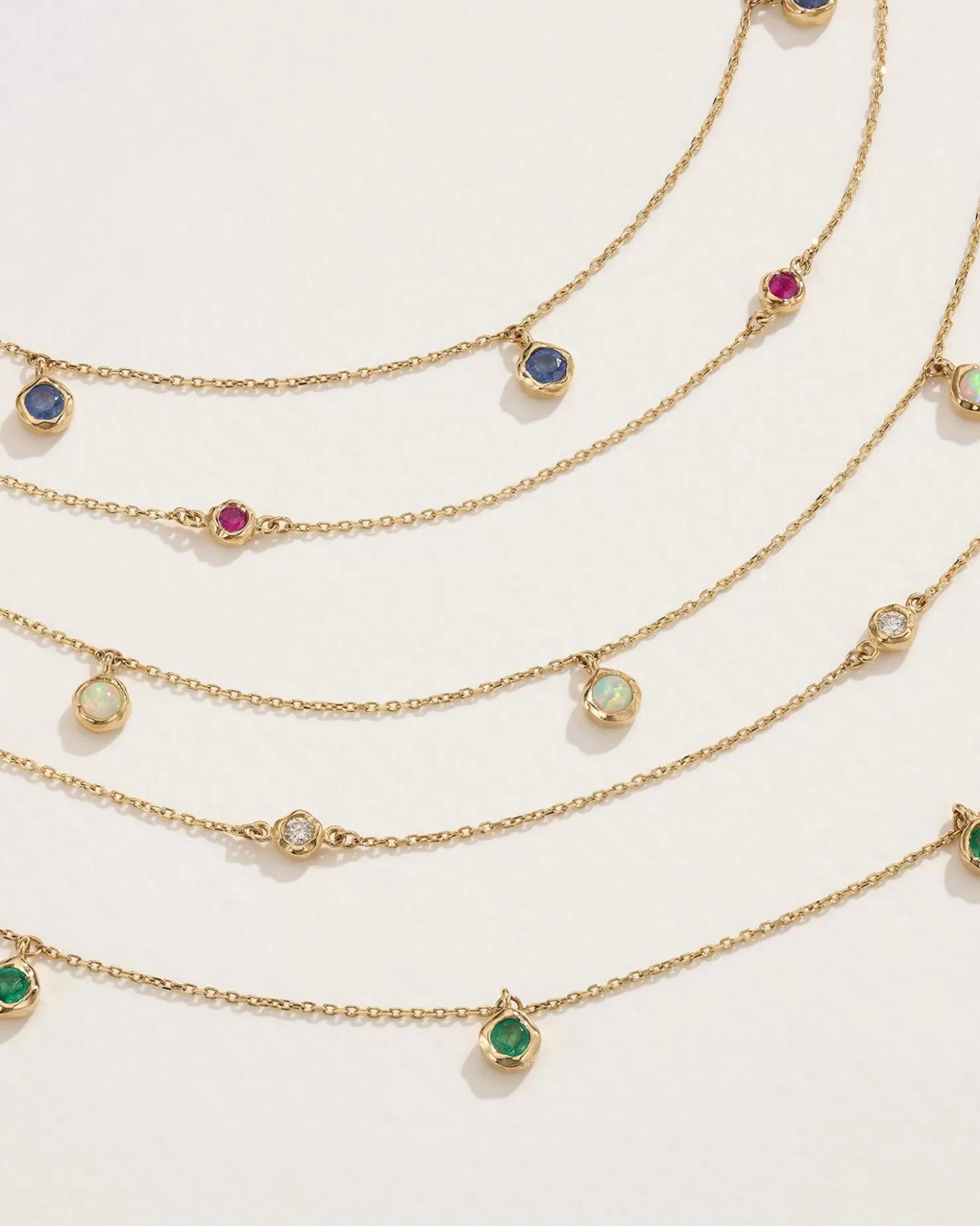 Pamela Love Ruby Station Necklace | Women Necklaces