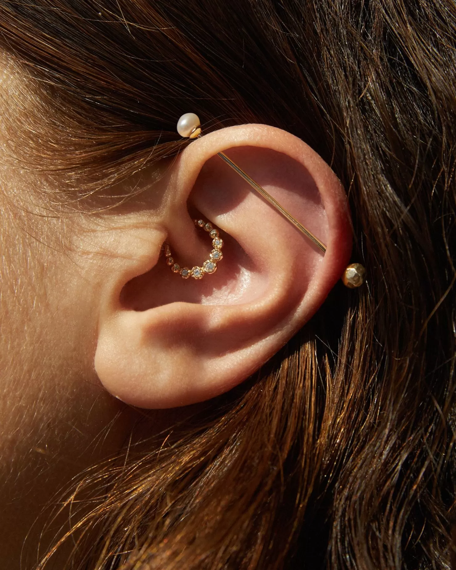 Pamela Love Straight Barbell | Women Earrings