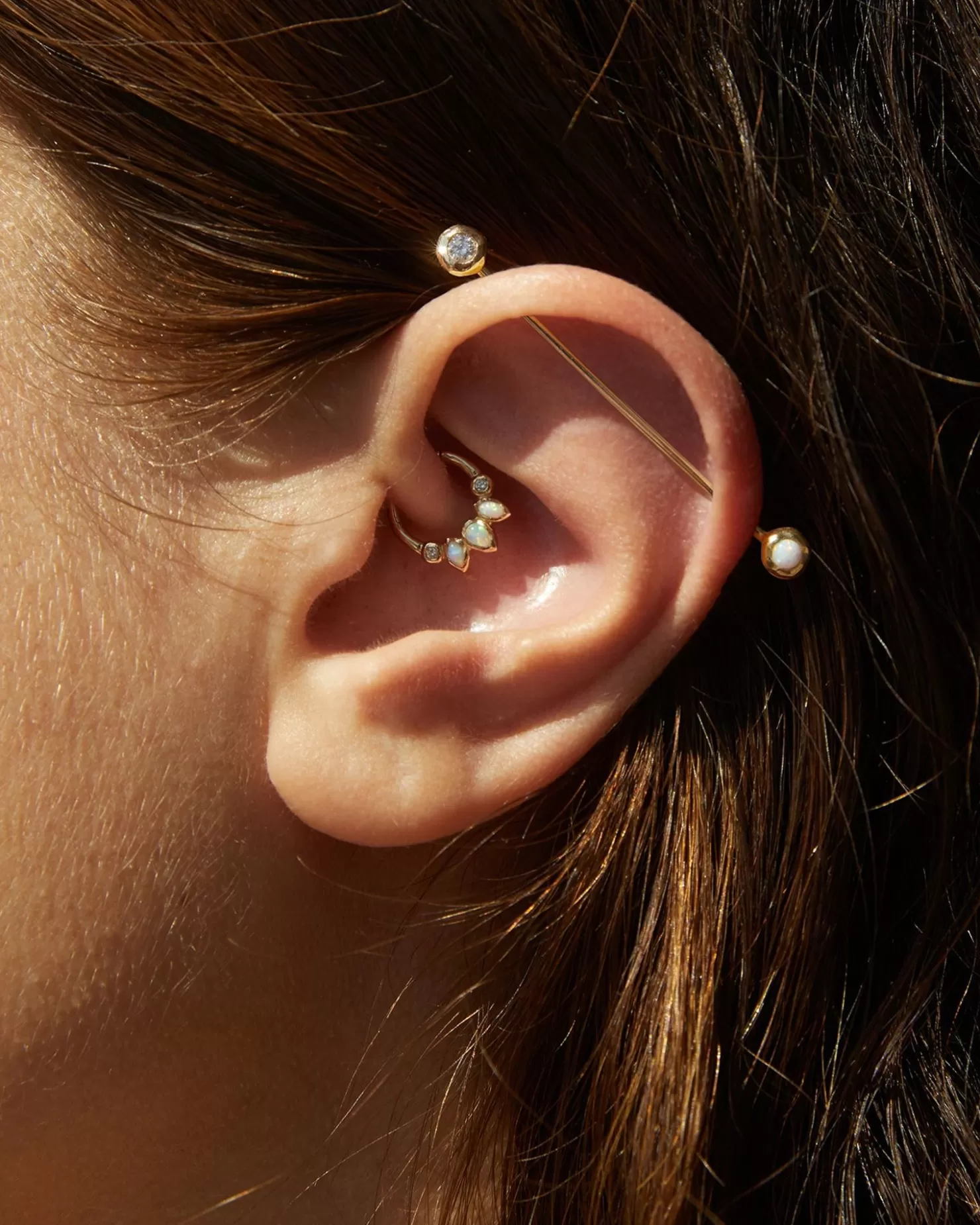 Pamela Love Straight Barbell | Women Earrings